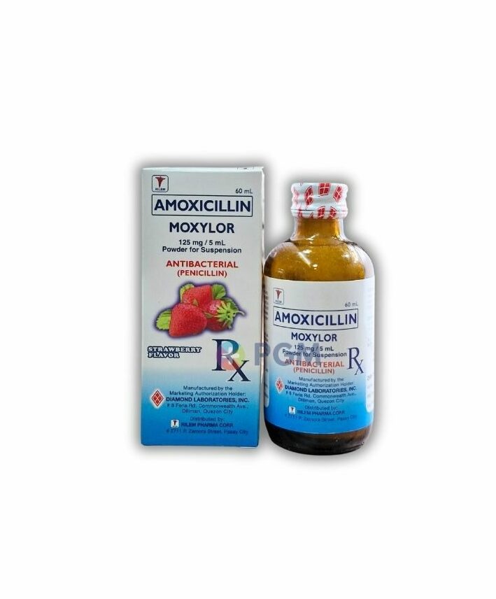 Amoxicillin 125mg 60ml Syrup (moxylor) - Phil Generic Medicine