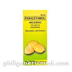 Paracetamol MILGESIC 125mg/5mL Oral Suspension 60mL