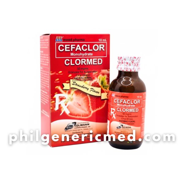 Cefaclor Monohydrate CLORMED 50mg/ml Drops 10ml 1's - Image 2