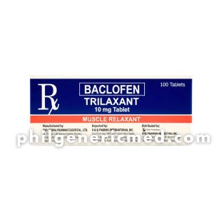Baclofen TRILAXANT 10mg Tablet 100's