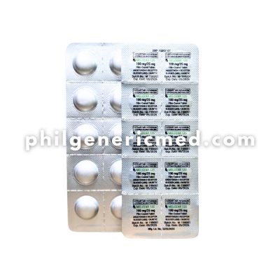 Losartan Potassium + Hydrochlorothiazide MELOZAR 125 100mg/ 25mg Tablet - Image 2