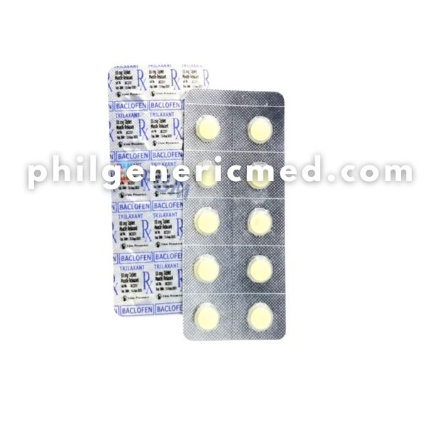 Baclofen TRILAXANT 10mg Tablet 100's - Image 2