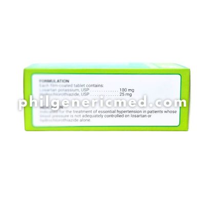 Losartan Potassium + Hydrochlorothiazide MELOZAR 125 100mg/ 25mg Tablet - Image 4