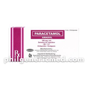 Paracetamol AMADOL 150mg/mL Ampoules 2ml x 10's