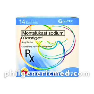 Montelukast Sodium MONTIGET 4mg Sachet 14's