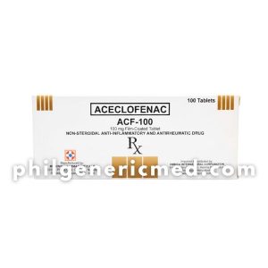 Aceclofenac ACF-100 100mg Tablet 100's