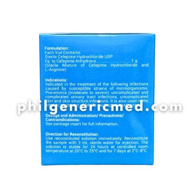 Cefepime (as hydrochloride) CYFEPIME 1g Powder 10's - Image 2