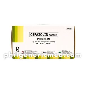 Cefazolin Sodium PHIZOLIN 1g/vials 10's