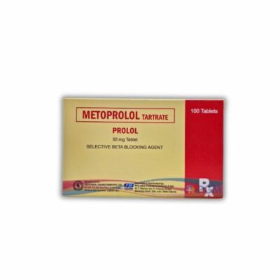 Metoprolol Tartrate 50mg Tablet (PROLOL)