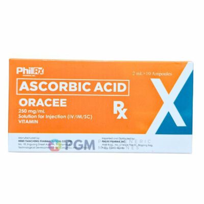 Ascorbic Acid ORACEE 250mg/5ml Vitamin Solution for Injection 10's