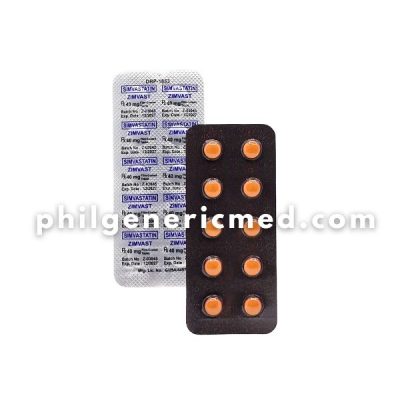Simvastatin ZIMVAST 40mg Film-Coated Tablet 100's - Image 2