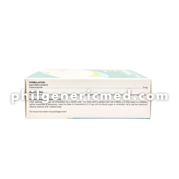 Glibenclamide GlIMIDE 5mg Tablet 100's - Image 3