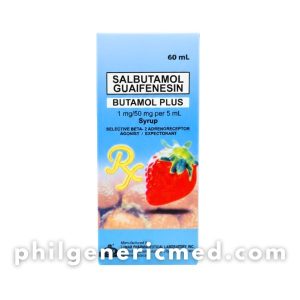 Salbutamol + Guaifenesin BUTAMOL PLUS 1mg/50mg Syrup 60ml