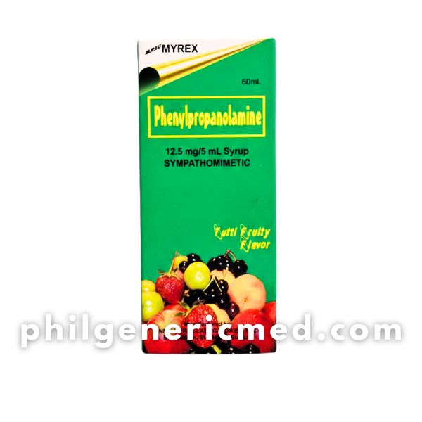 Phenylpropanolamine MYREX 125mg/5ml Syrup