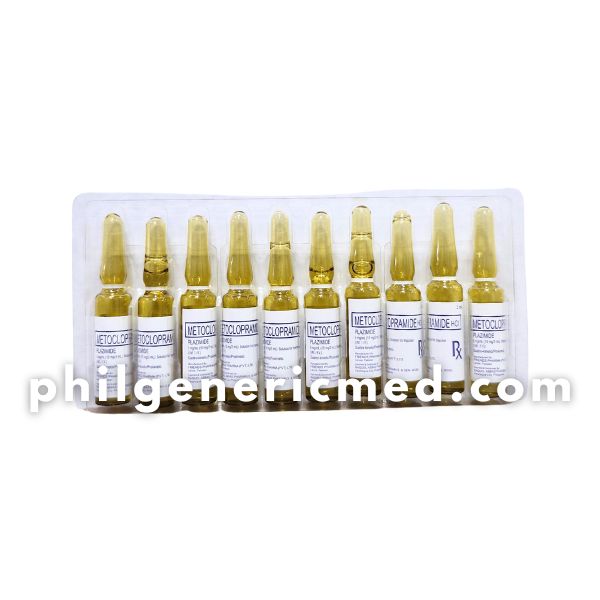 Metoclopramide Hydrochloride PLAZIMIDE 5mg/ml (10mg/2ml) Ampoules 10's - Image 2