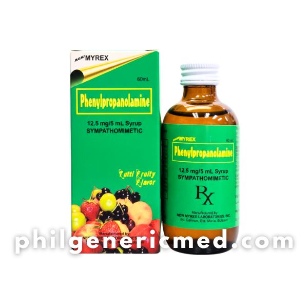 Phenylpropanolamine MYREX 125mg/5ml Syrup - Image 2