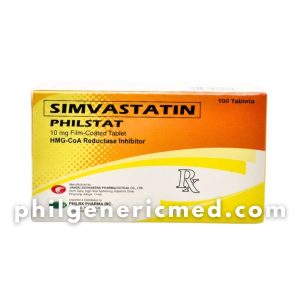 Simvastatin PHILSTAT 10mg Tablet 100's