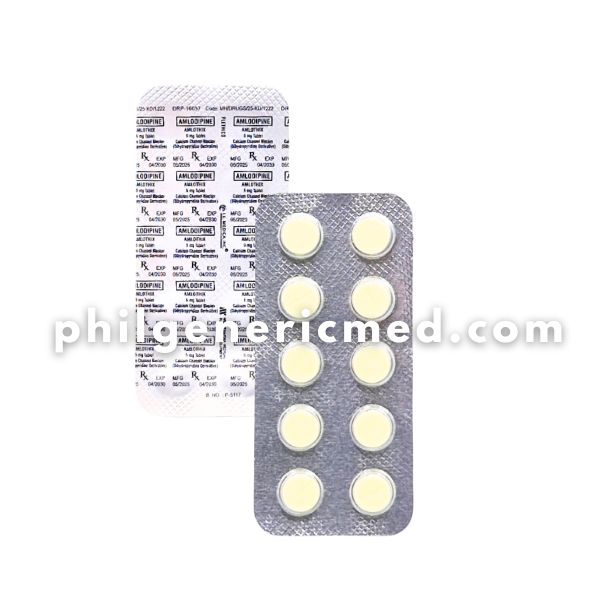 Amlodipine AMLOTHIX 5mg Tablet 100's - Image 2