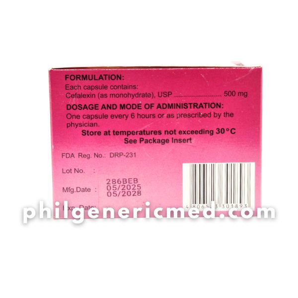 Cefalexin EXEL 500mg Capsule - Image 3