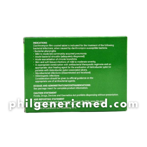 Clarithromycin CLARITOL 500mg Tablet 30's - Image 2