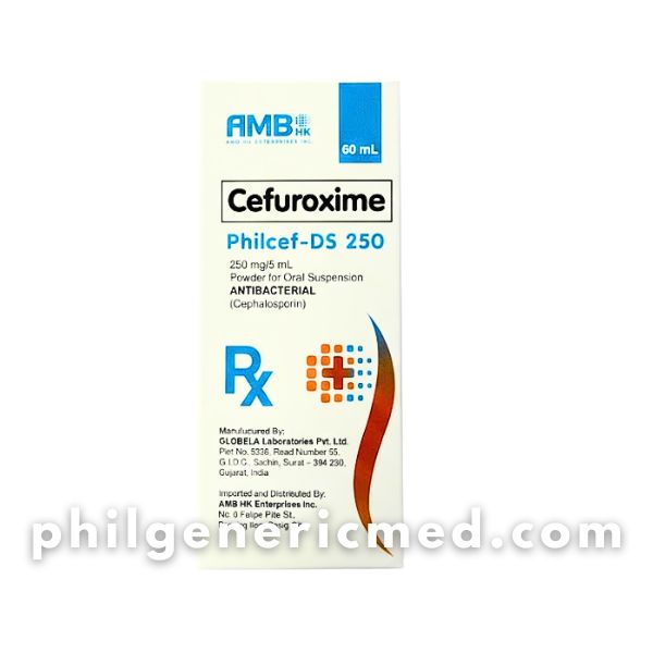 Cefuroxime PHILCEF-DS 250 250mg/5ml Powder for Oral Suspension 60mL 1's