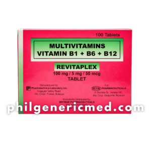 Multivitamins REVITAPLEX Vitamin B1+B6+B12 100mg/5mg/50mcg Tablet 100's