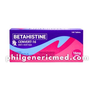 Betahistine CENVERT-16 16mg Tablet 100's