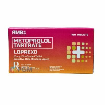 Metoprolol Tartrate 50mg Tablet ( LOPREXO )