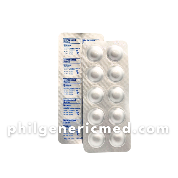 Montelukast Sodium DIRONEST 10mg Tablet 100's - Image 2