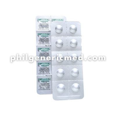 Carvedilol KARVIDOL 6.25 mg Tablet 100's - Image 2