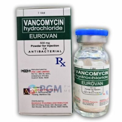 Vancomycin Hydrochloride 1g/vial/Powder for Injection (ERUVAN) - Image 2