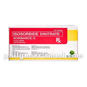 Isosorbide Dinitrate SORBANCE-5 5mg Tablet 30's