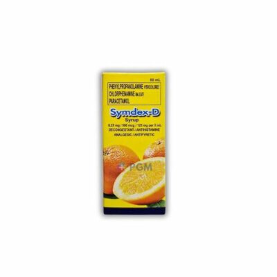 Symdex 6.25mg/500mcg/125mg per 5ml/60ml Syrup SYMDEX-D
