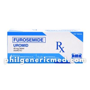 Furosemide UROMID 40mg Tablet 100's