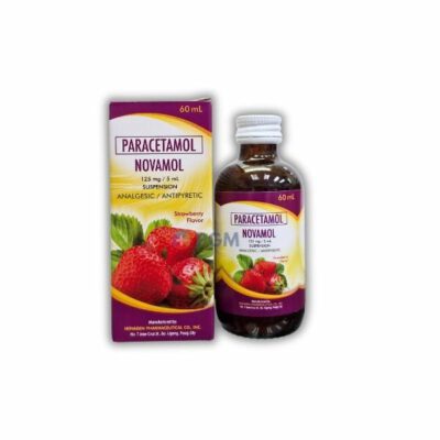 Paracetamol 125mg/5ml/60ml Syrup NOVAMOL - Image 2