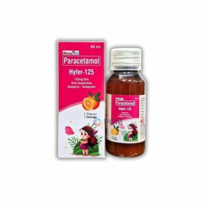 Paracetamol 125mg/5ml/60ml Syrup HYFER-125 - Image 2
