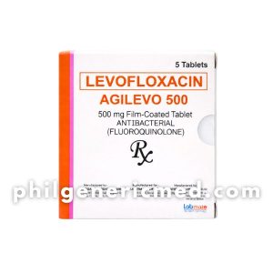 Levofloxacin AGILEVO 500 500mg Tablets 5's