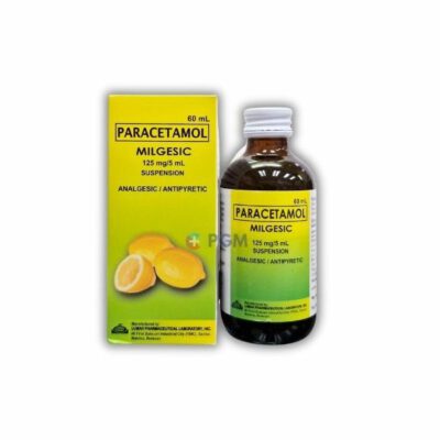 Paracetamol 125mg/5ml/60ml Syrup MILGESIC - Image 2
