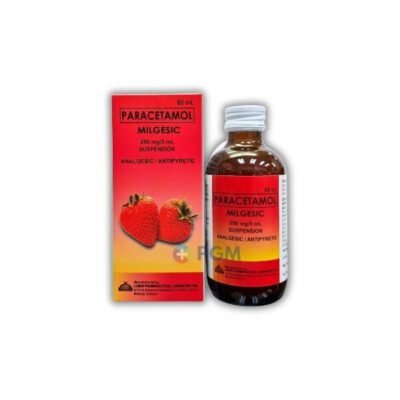 Paracetamol 250mg/5ml/60ml Syrup Milgesic - Image 2