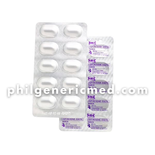 Cefuroxime Axetil AEROX 500mg Film-Coated Tablet 10's - Image 2