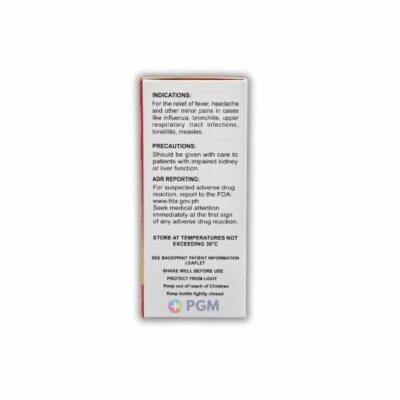 Paracetamol 250mg/5ml/60ml Syrup Milgesic - Image 3
