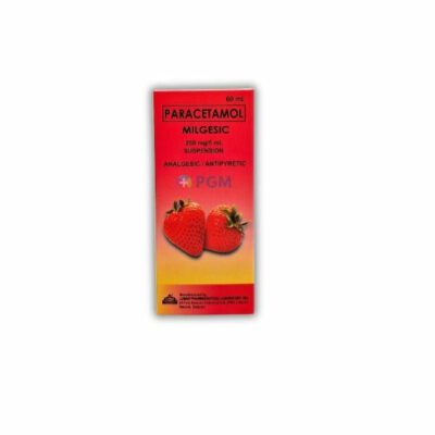 Paracetamol 250mg/5ml/60ml Syrup Milgesic