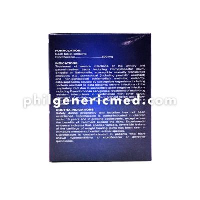 Ciprofloxacin CYFROX 500mg Tablet 100's - Image 3
