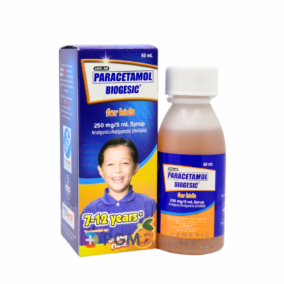 Paracetamol 250mg/5ml/60ml ( BIOGESIC ) - Image 2