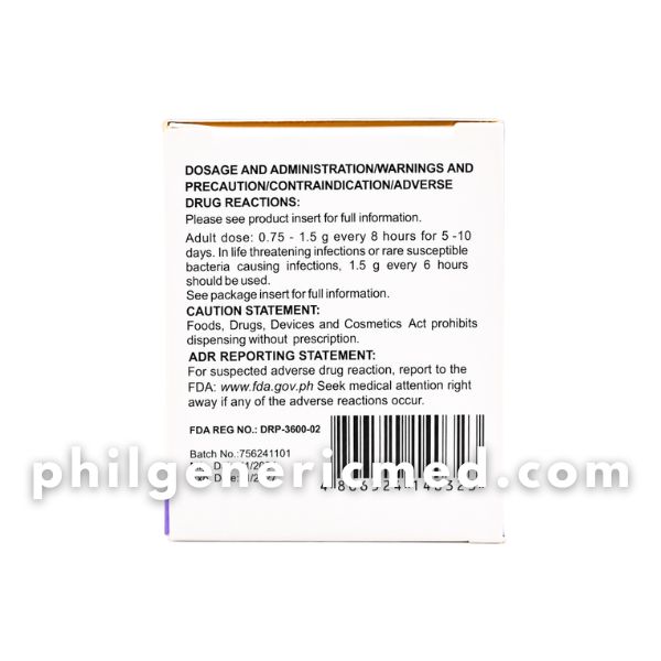 Cefuroxime EROXIME 750mg Powder for Injection (IM/IV) Vials 10's - Image 3
