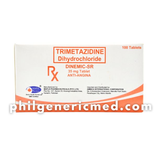 Trimetazidine Dihydrochloride DINEMIC-SR 35 mg Tablet 100's
