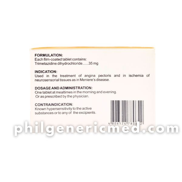 Trimetazidine Dihydrochloride DINEMIC-SR 35 mg Tablet 100's - Image 4