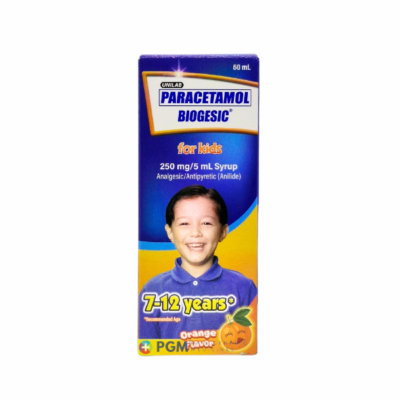 Paracetamol 250mg/5ml/60ml ( BIOGESIC )