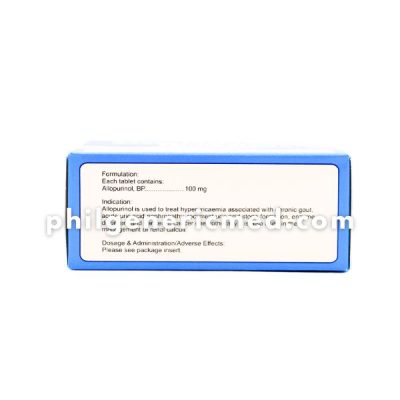 Allopurinol URISOL 100mg Tablet 100's - Image 4