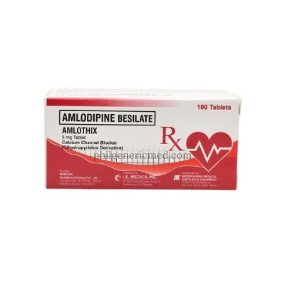 Amlodipine 5mg Tablet 100's